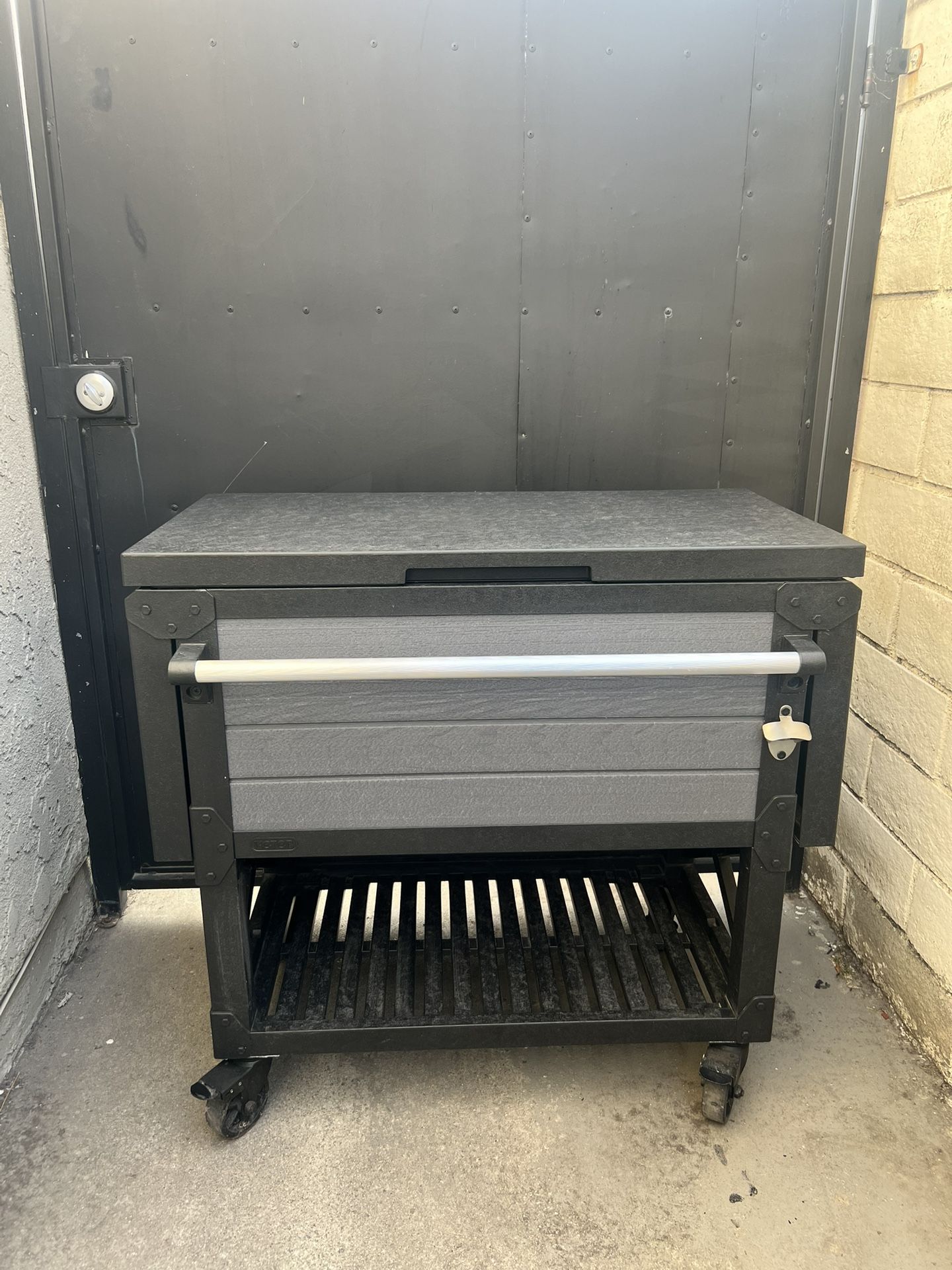 Keter Patio Cooler Cart – Black, Like New, $260 OBO