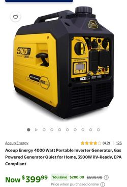 Ace up inverter generator