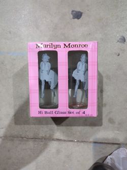 Marilyn Monroe Collectors Glassware