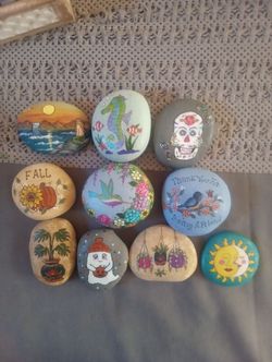 Latest Hand Painted Rocks
