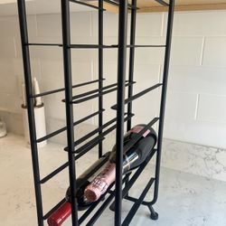 Pottery Barn Iron Wine Rack