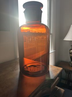 Vintage 5000ml Glass Medicine Bottle 