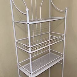 White Metal Shelf