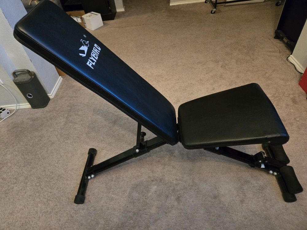 FLYBIRD Weight Bench, Adjustable Strength Training Bench