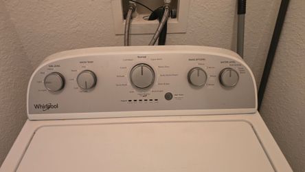 Whirlpool washer and dryer