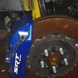 Rotors And Calipers For 2022 Dodge Charger Hellcat Red Eye widebody 
