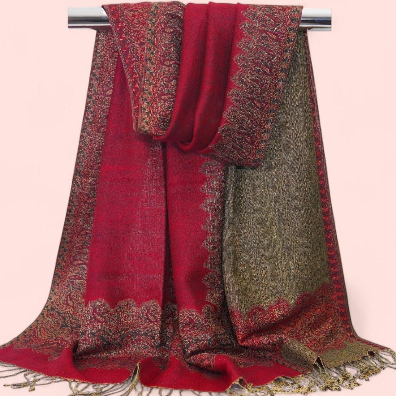 New | Red Pashmina Shawl
