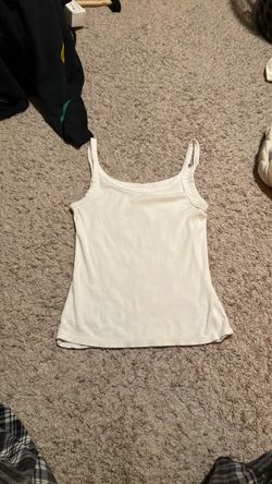 H&M White Tank Top M
