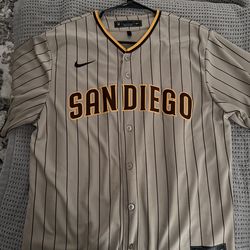 Mens San Diego padres jersey size L