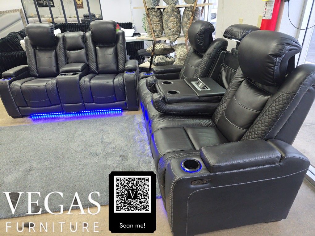 2PC LIVING ROOM SET RECLINERS