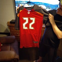 NIKE ON FIELD JERSEY DOUG MARTIN TAMP BAY BUCCANEERS #22 NEW WITH TAGS SIZE 52