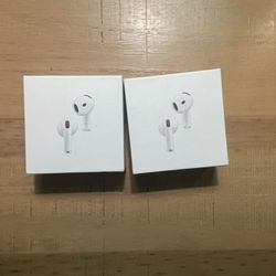2 airpod gen 4's for sale