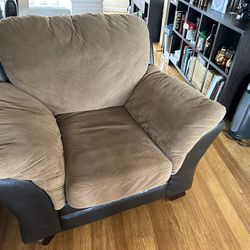 Beige / Brown Sofa Chair