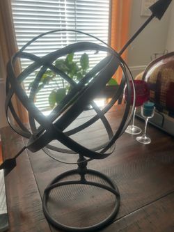 Metal Armillary Sphere Decor