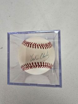 JSA Authenticated Will Clark Signed Baseball (SF Giants / MLB) w/ COA Card