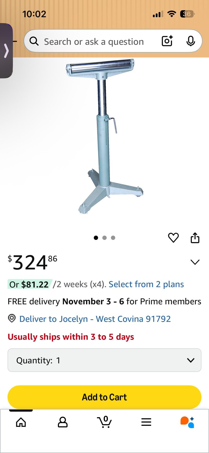 Material Roller Stands