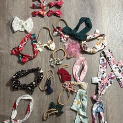Bundle Of Baby Head Bands 