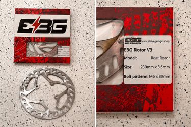 Brand new EBG rear rotor