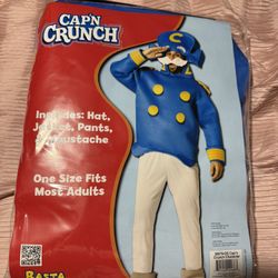 BRAND NEW NEVER WORN ADULT CAP’N CRUNCH Costume $40FIRM