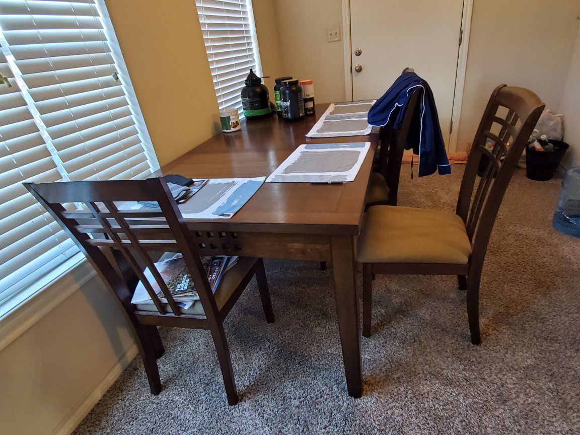 Dining table for sale with bench seats