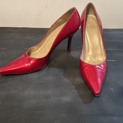 Cherry Red Stuart Weitzman Pump