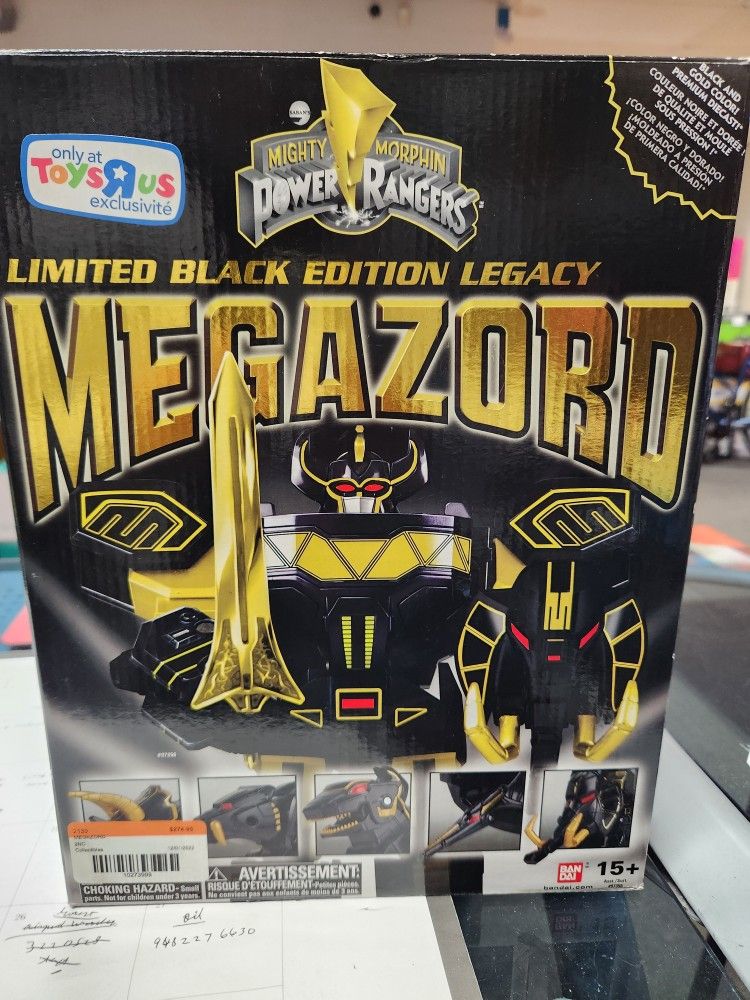 Power Rangers Limited Black Edition Legacy Megazord. 
