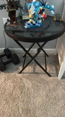 Glass night stand