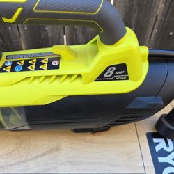 electric leaf blower 135 mph 440 cfm 8 amp 