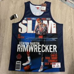 Mitchell & Ness x Slam Magazine Kenyon Martin New Jersey Nets Tank Top Sizes S, M