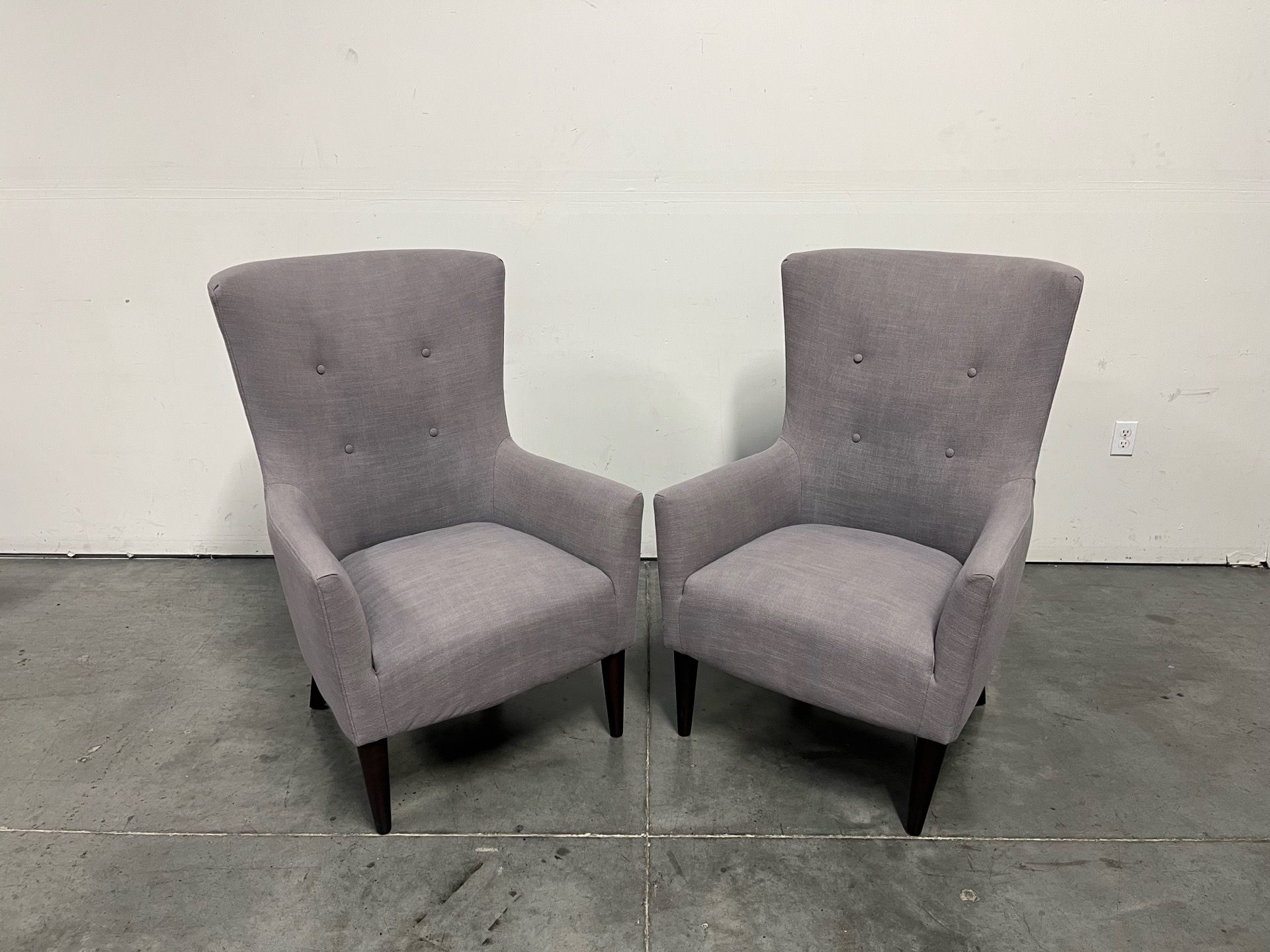 West Elm, Victor Fabric Chairs