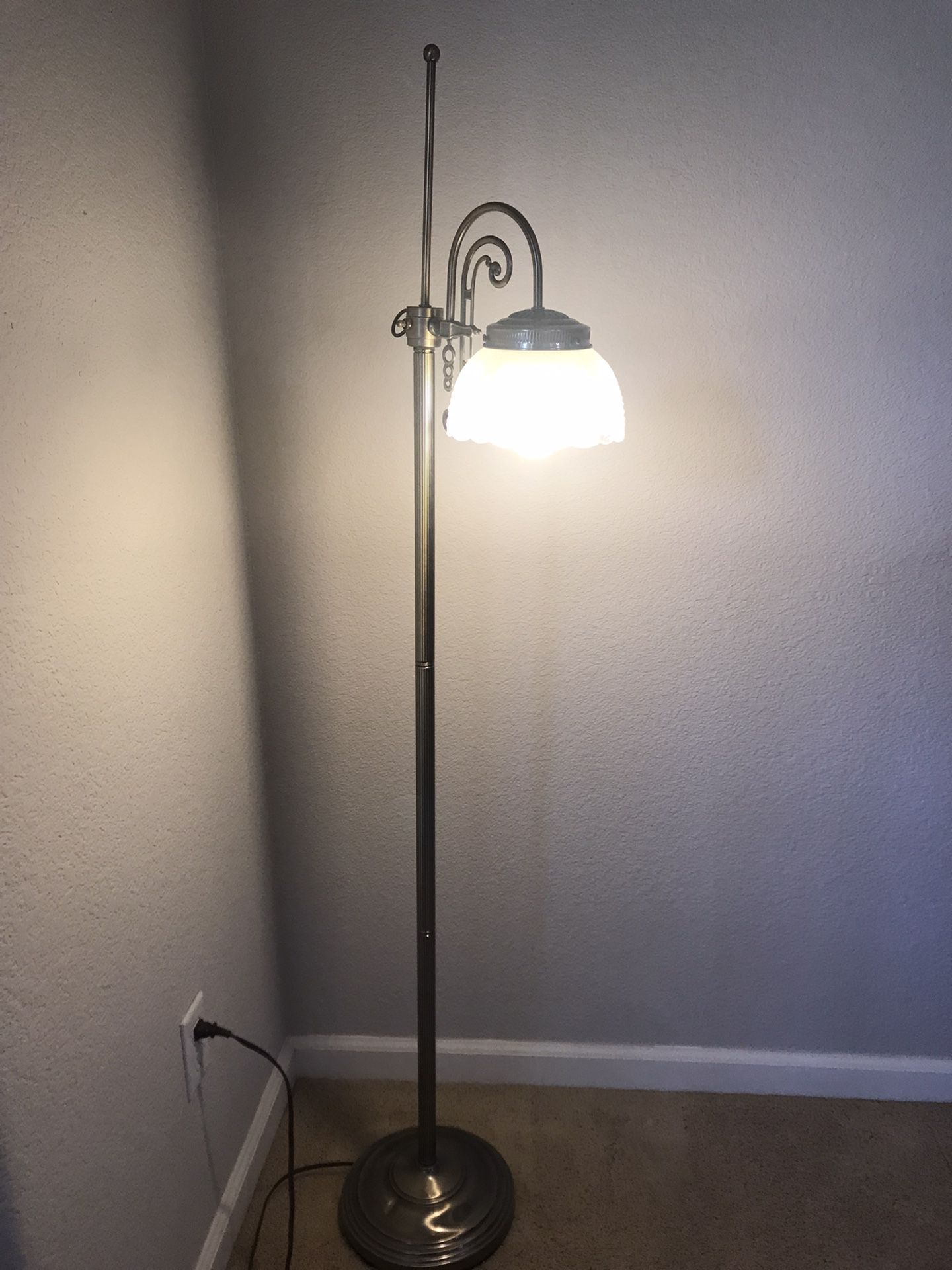 Floor Lamp -  Art Deco Style Metal