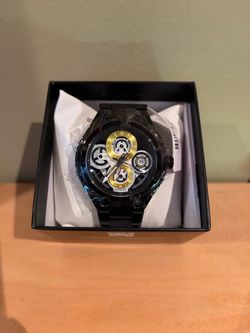 Invicta Men's Chronograph Watch Black and Gold