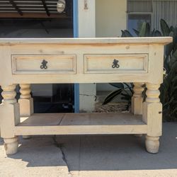 Console Shelf Credenza Media Table