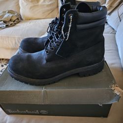Black Timberland Boots 10.5