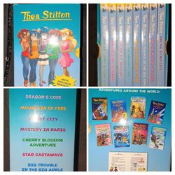 Thea Stiton Paperback Book Set. $10