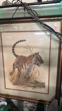 “Bengal Tiger” by John Ruthven hand signed