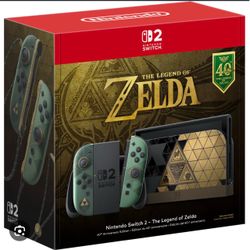 Legend of Zelda switch 2 special edition console SEALED NEW