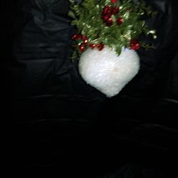 Vintage Mistletoe Glitter Ball