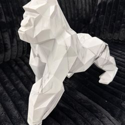 White marble modern gorilla
