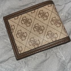 guess leather unisex wallet 