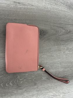 Pink Coach Mini Wallet/ Clutch