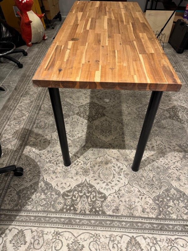 Butcher Block Desk/Table For Sale
