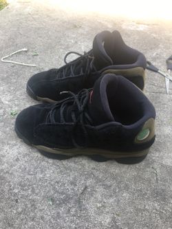 Air Jordan retro 13 olive green gs
