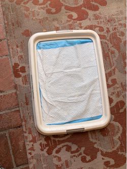 Small dog potty pad holder