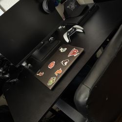 Desk With Monitor Use Good