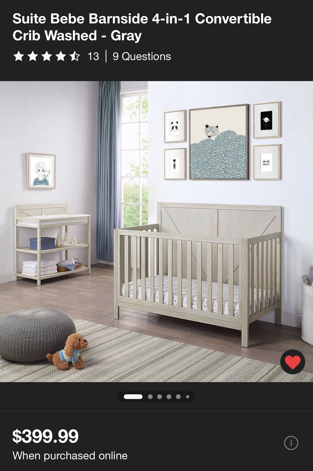 Crib & Changing Table