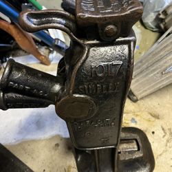  Antique Simplex 10 Ton Ratcheting Train Jack