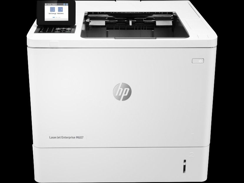 HP LaserJet Enterprise M607n Printer with HP LaserJet Envelope Feeder