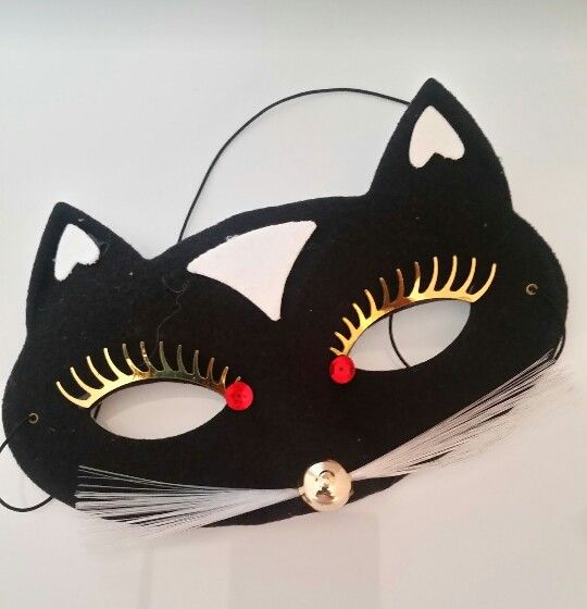 Deco Black Cat Mask