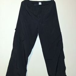 No Boundaries Women Black Parachute Pant Size Small (4-6)